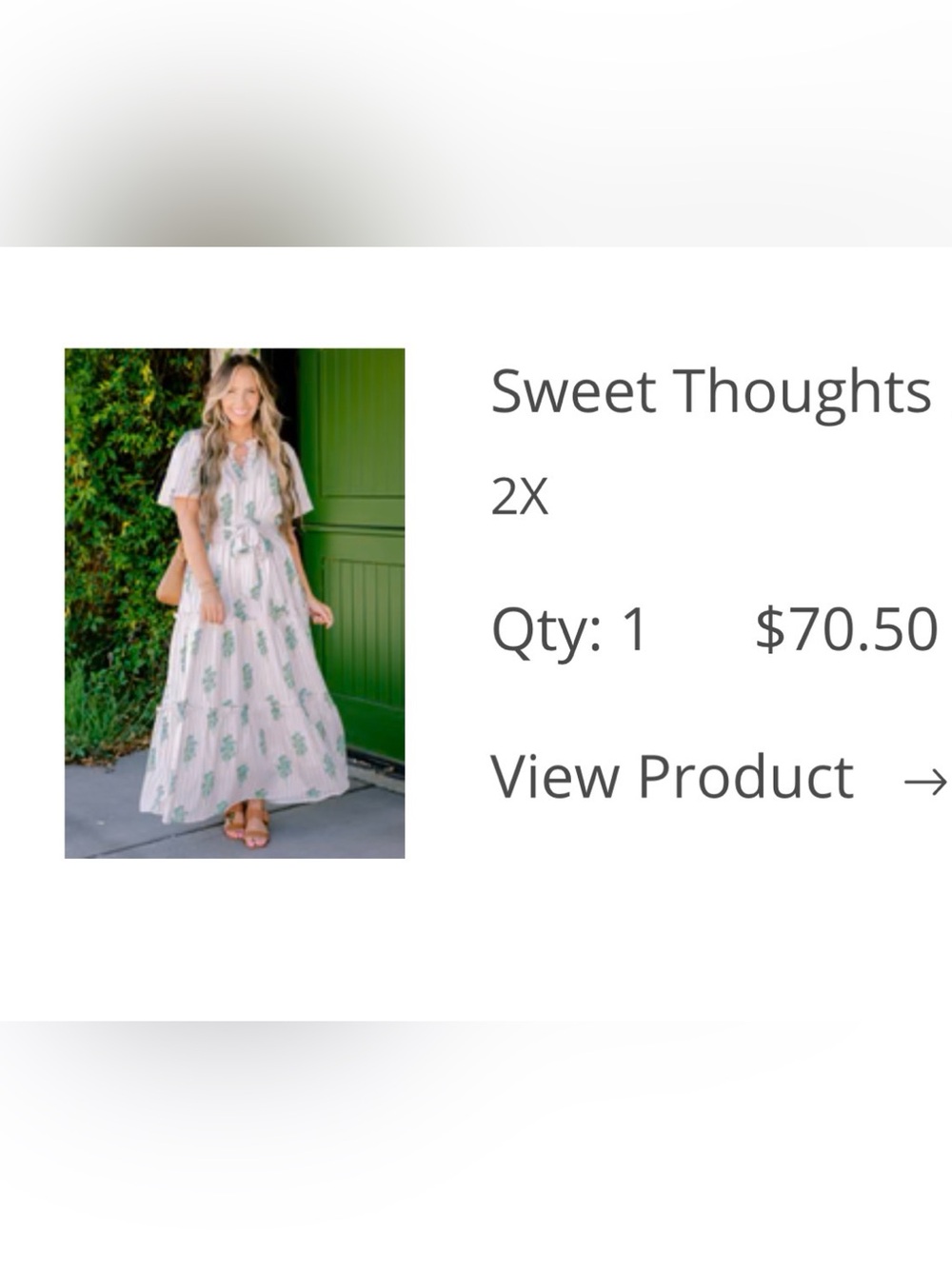 Chic Soul Light Pink Floral Dress